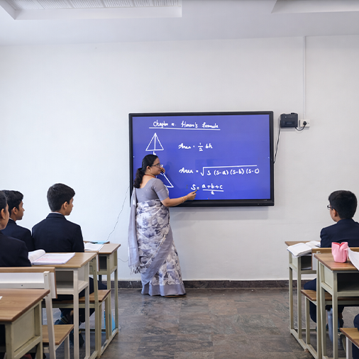 Qualified CBSE school teachers guiding students with modern teaching methods