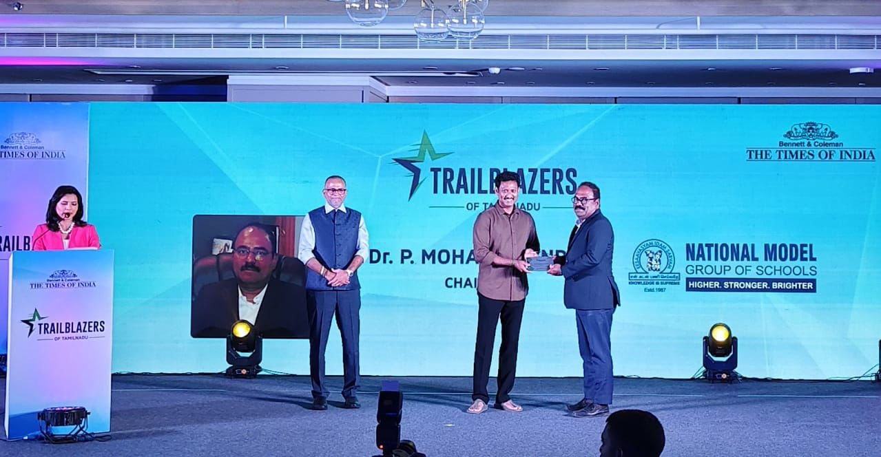 Trailblazers of TamilNadu - Award by Education Minister Shri. Anbil Mahesh